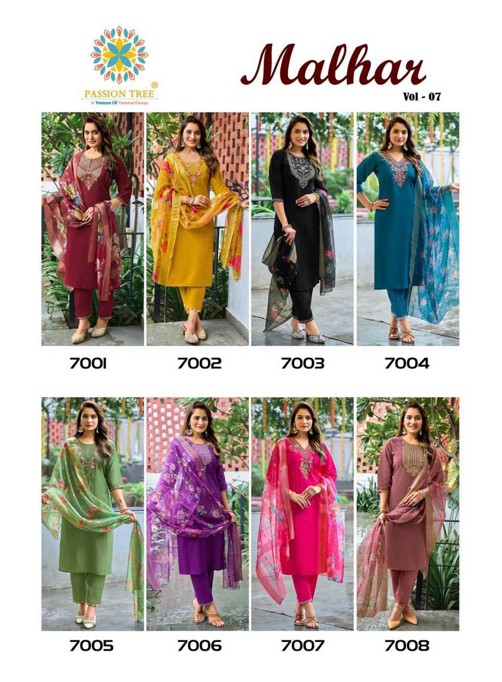 Passion Tree Malhar Vol 7 Kurti with Dupatta Bottom Silk Catalog 8 Pcs (11) Passion Tree Malhar Vol 7 Kurti with Dupatta Bottom Silk Catalog 8 Pcs - Image 12