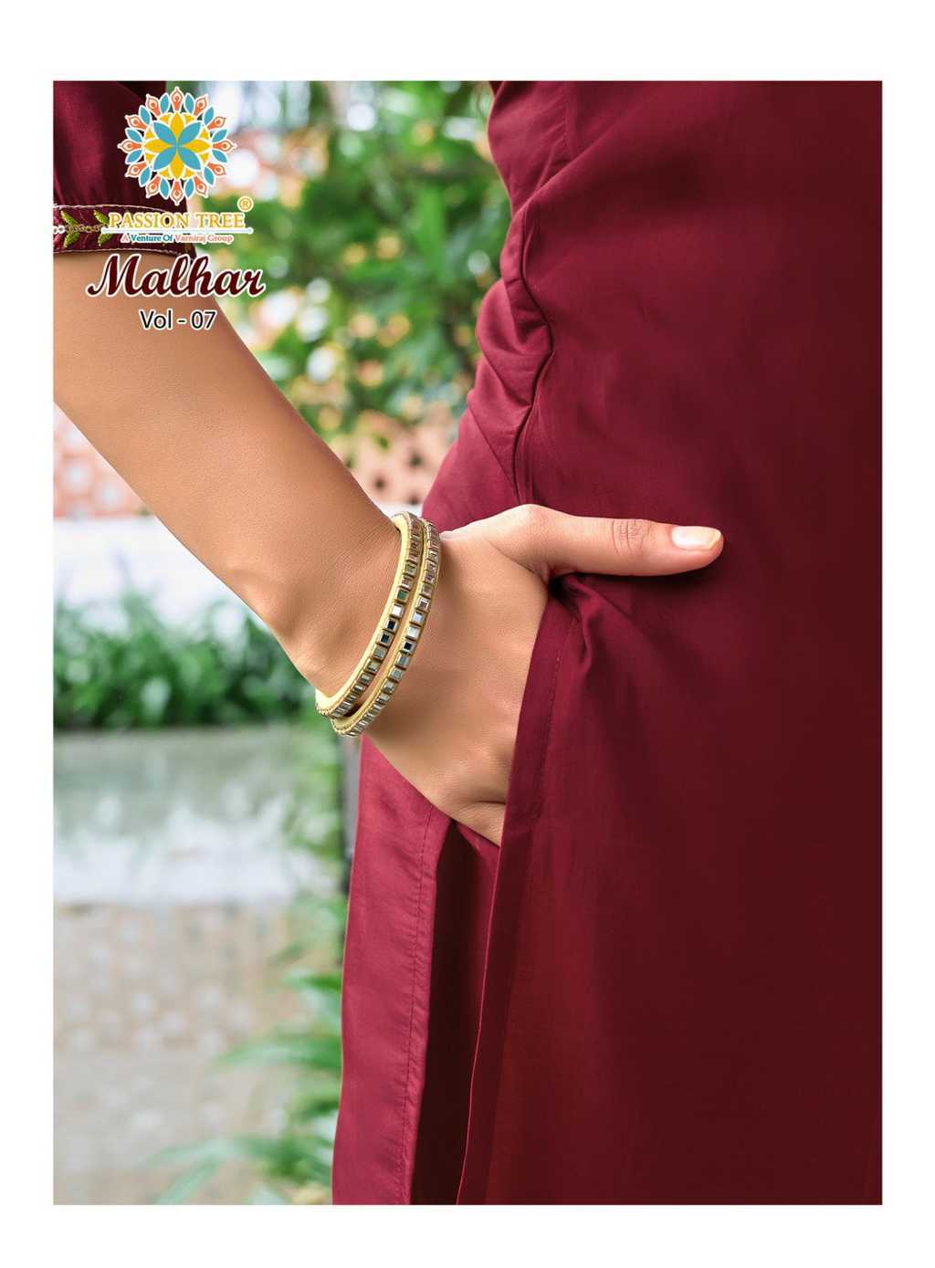 Passion Tree Malhar Vol 7 Kurti with Dupatta Bottom Silk Catalog 8 Pcs (2) Passion Tree Malhar Vol 7 Kurti with Dupatta Bottom Silk Catalog 8 Pcs - Image 3