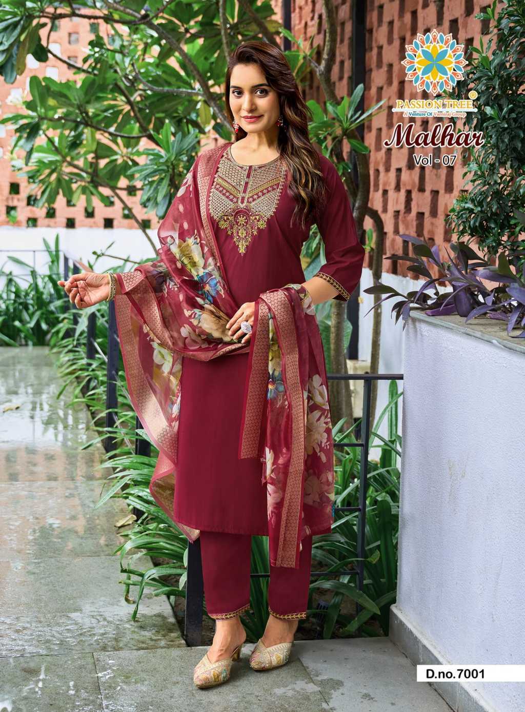 Passion Tree Malhar Vol 7 Kurti with Dupatta Bottom Silk Catalog 8 Pcs (3) Passion Tree Malhar Vol 7 Kurti with Dupatta Bottom Silk Catalog 8 Pcs - Image 4