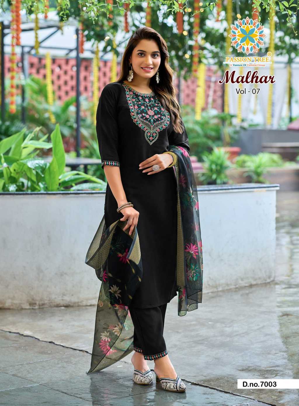 Passion Tree Malhar Vol 7 Kurti with Dupatta Bottom Silk Catalog 8 Pcs (5) Passion Tree Malhar Vol 7 Kurti with Dupatta Bottom Silk Catalog 8 Pcs - Image 6