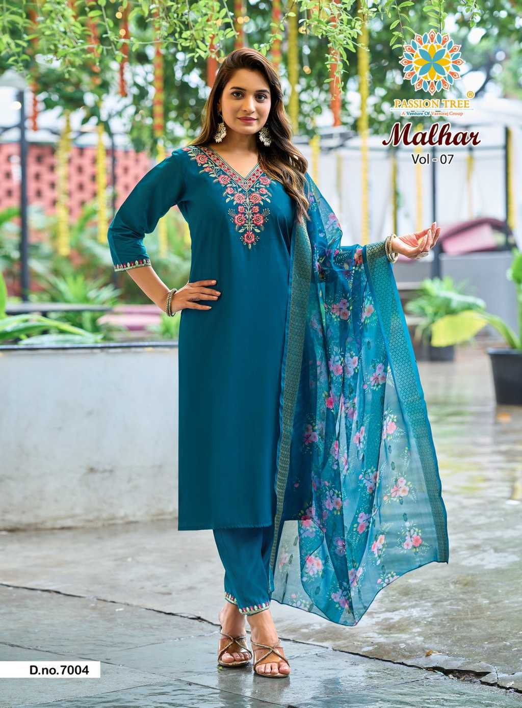 Passion Tree Malhar Vol 7 Kurti with Dupatta Bottom Silk Catalog 8 Pcs (6) Passion Tree Malhar Vol 7 Kurti with Dupatta Bottom Silk Catalog 8 Pcs - Image 7