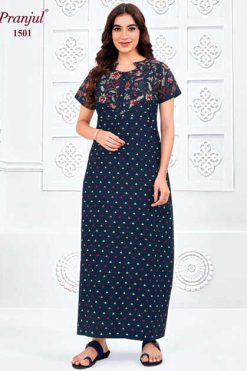 Pranjul Pragati Vol 15 B Nighty Wholesale Catalog 10 Pcs