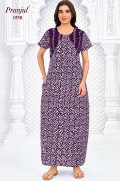 Pranjul Pragati Vol 15 D Nighty Wholesale Catalog 10 Pcs