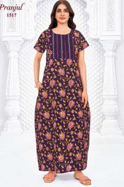 Pranjul Pragati Vol 15 F Nighty Wholesale Catalog 10 Pcs
