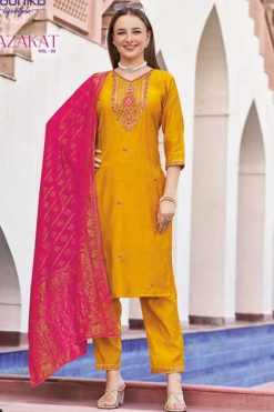 Radhika Nazakat Vol 2 Kurti with Dupatta Bottom Silk Catalog 6 Pcs 247x371 - Surat Fabrics