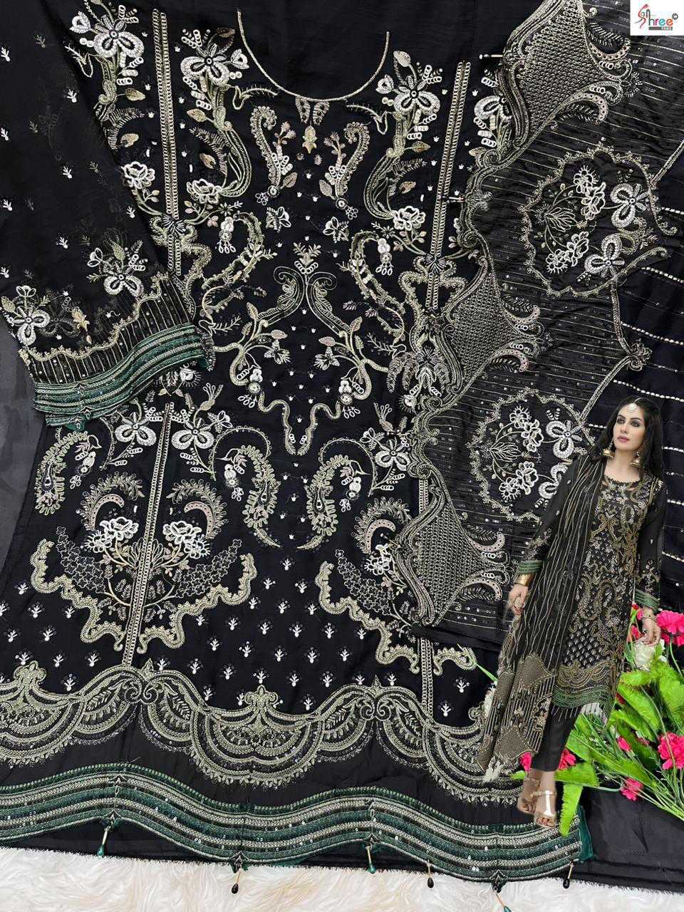 Shree Fabs Chiffons SF 5533 A-D Chiffon Salwar Suit Catalog 4 Pcs (7) Shree Fabs Chiffons SF 5533 A-D Chiffon Salwar Suit Catalog 4 Pcs - Image 8