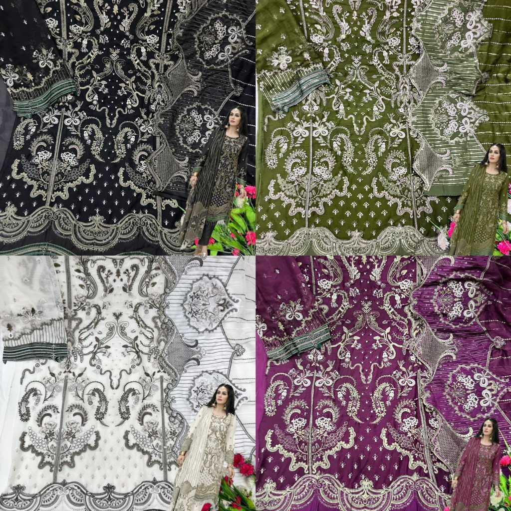 Shree Fabs Chiffons SF 5533 A-D Chiffon Salwar Suit Catalog 4 Pcs (9) Shree Fabs Chiffons SF 5533 A-D Chiffon Salwar Suit Catalog 4 Pcs - Image 10