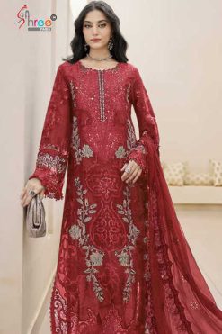 Shree Fabs Chiffons SF 5534 A D Chiffon Salwar Suit Catalog 4 Pcs 247x371 - Surat Fabrics