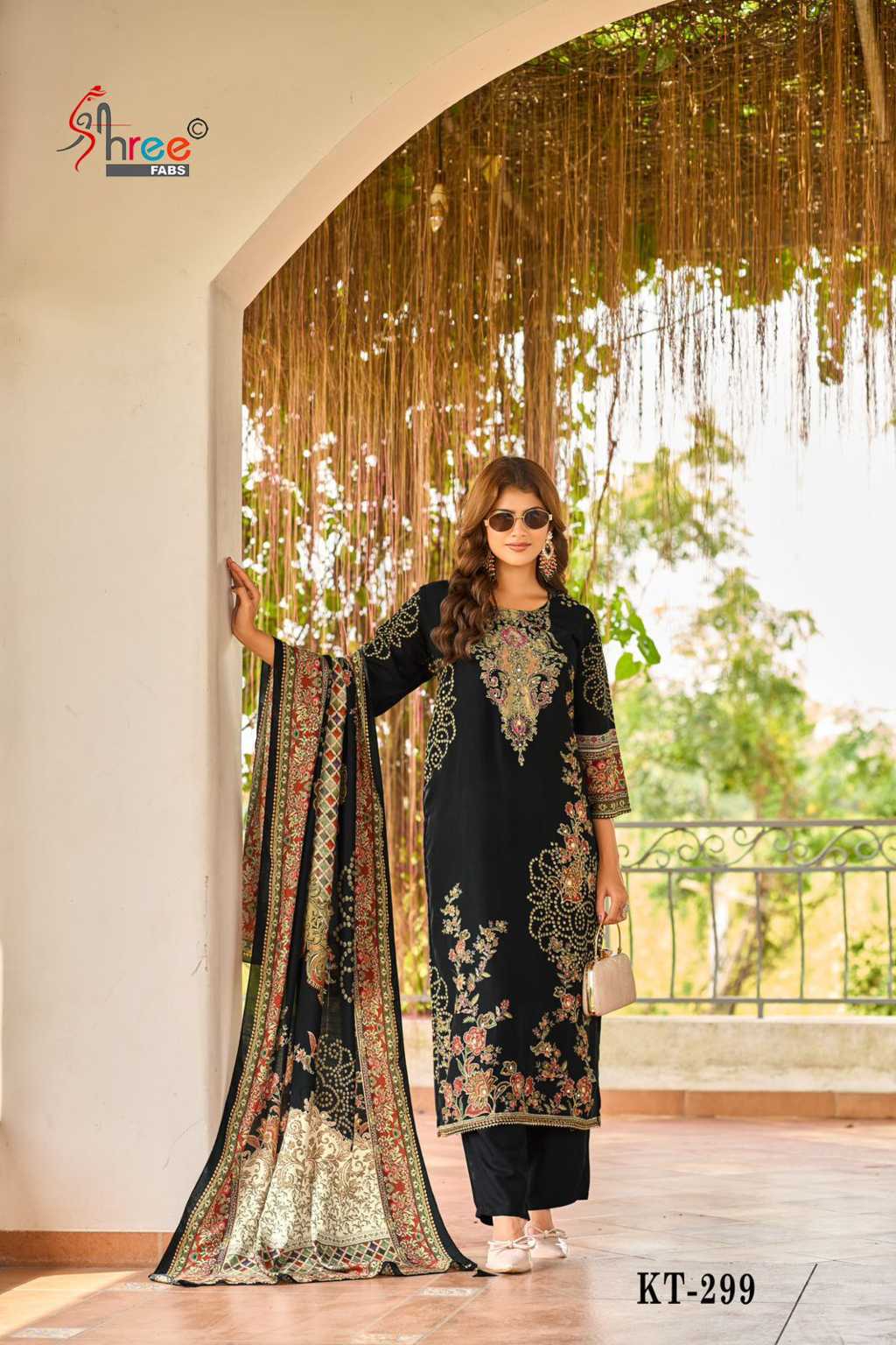 Shree Fabs KT 299 Viscose Salwar Suit Catalog 4 Pcs (8) Shree Fabs KT 299 Viscose Salwar Suit Catalog 4 Pcs - Image 9