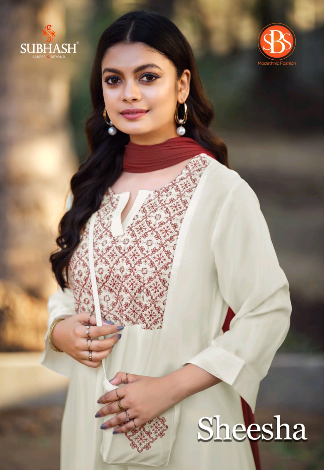 Subhash Sheesha Rayon Kurti with Dupatta Bottom Catalog 4 Pcs (4) Subhash Sheesha Rayon Kurti with Dupatta Bottom Catalog 4 Pcs - Image 5