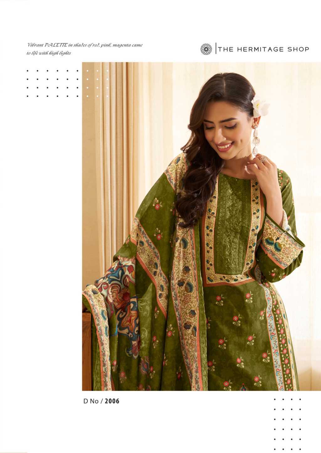 The Heritage Shop Bagh Vol 5 Cotton Salwar Suit Catalog 6 Pcs - Image 16