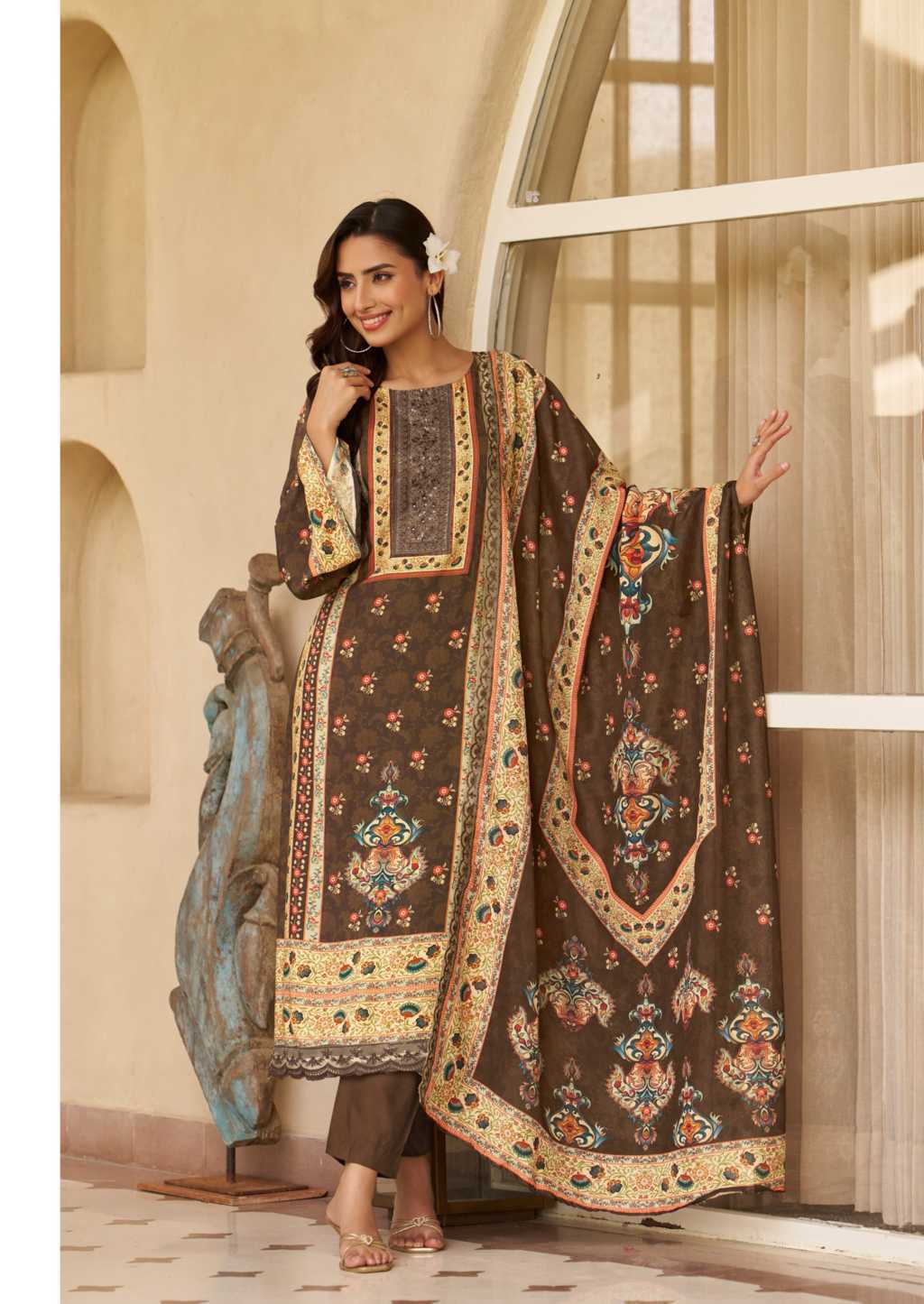 The Heritage Shop Bagh Vol 5 Cotton Salwar Suit Catalog 6 Pcs - Image 19