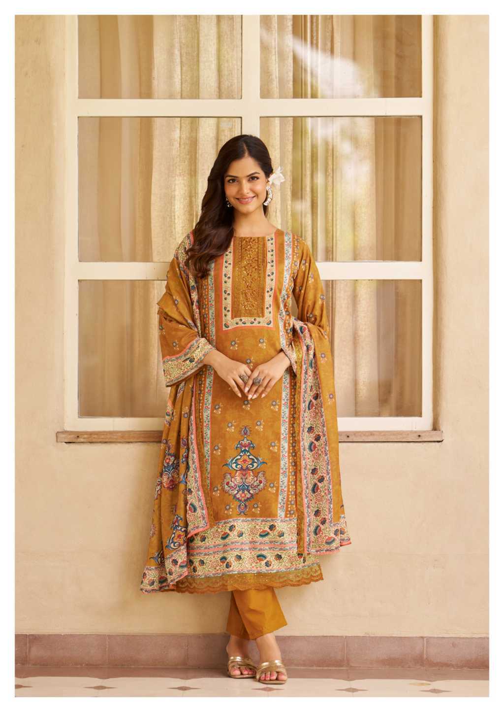 The Heritage Shop Bagh Vol 5 Cotton Salwar Suit Catalog 6 Pcs - Image 7