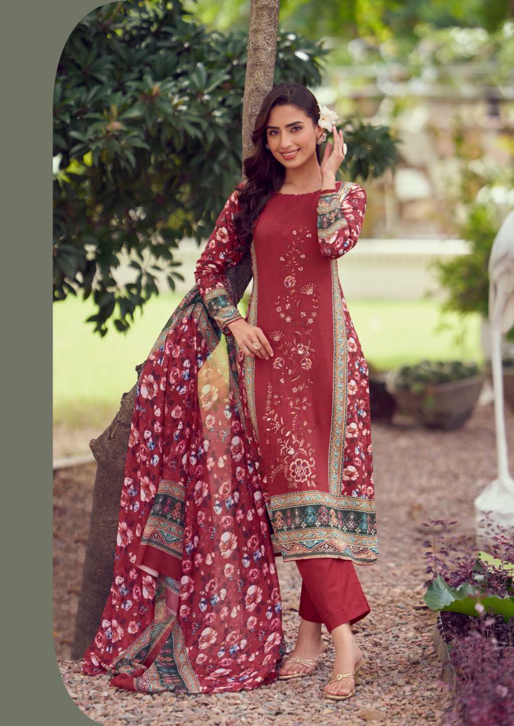 The Heritage Shop Cashmere Vol 3 Viscose Salwar Suit Catalog 6 Pcs - Image 3