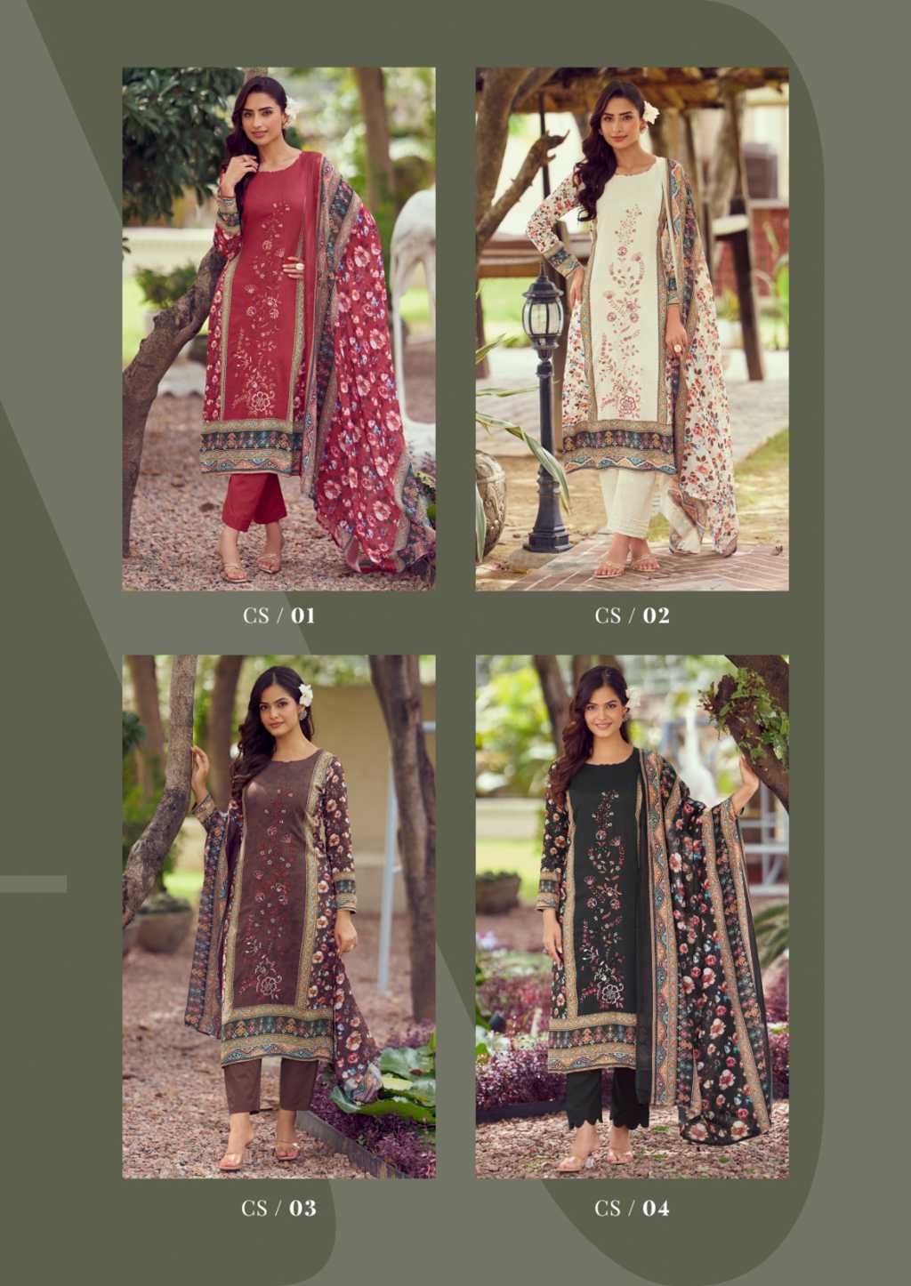 The Heritage Shop Cashmere Vol 3 Viscose Salwar Suit Catalog 6 Pcs - Image 23