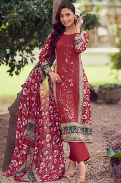 The Heritage Shop Cashmere Vol 3 Viscose Salwar Suit Catalog 6 Pcs