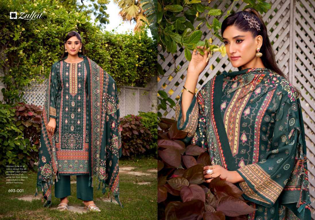 Zulfat Sakina by Belliza Pashmina Salwar Suit Catalog 6 Pcs (9) Zulfat Sakina by Belliza Pashmina Salwar Suit Catalog 6 Pcs - Image 10
