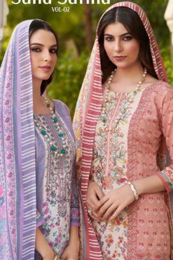 Zulfat Sana Safina Vol 2 by Belliza Cotton Salwar Suit Catalog 6 Pcs 247x371 - Surat Fabrics