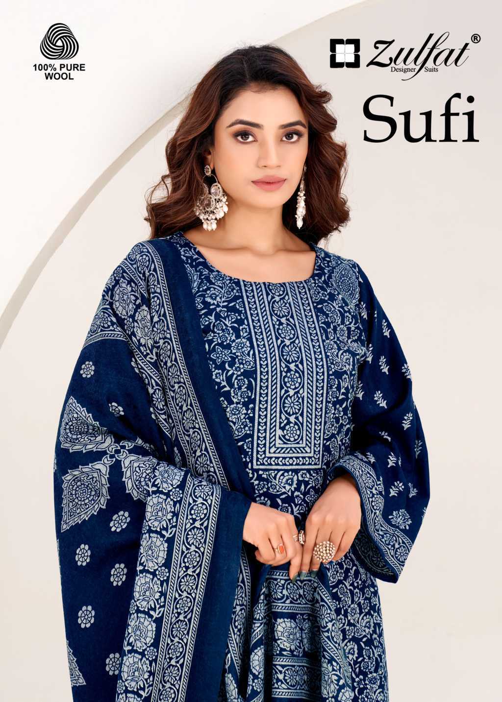 Zulfat Sufi by Belliza Pashmina Salwar Suit Catalog 4 Pcs (1) Zulfat Sufi by Belliza Pashmina Salwar Suit Catalog 4 Pcs - Image 2