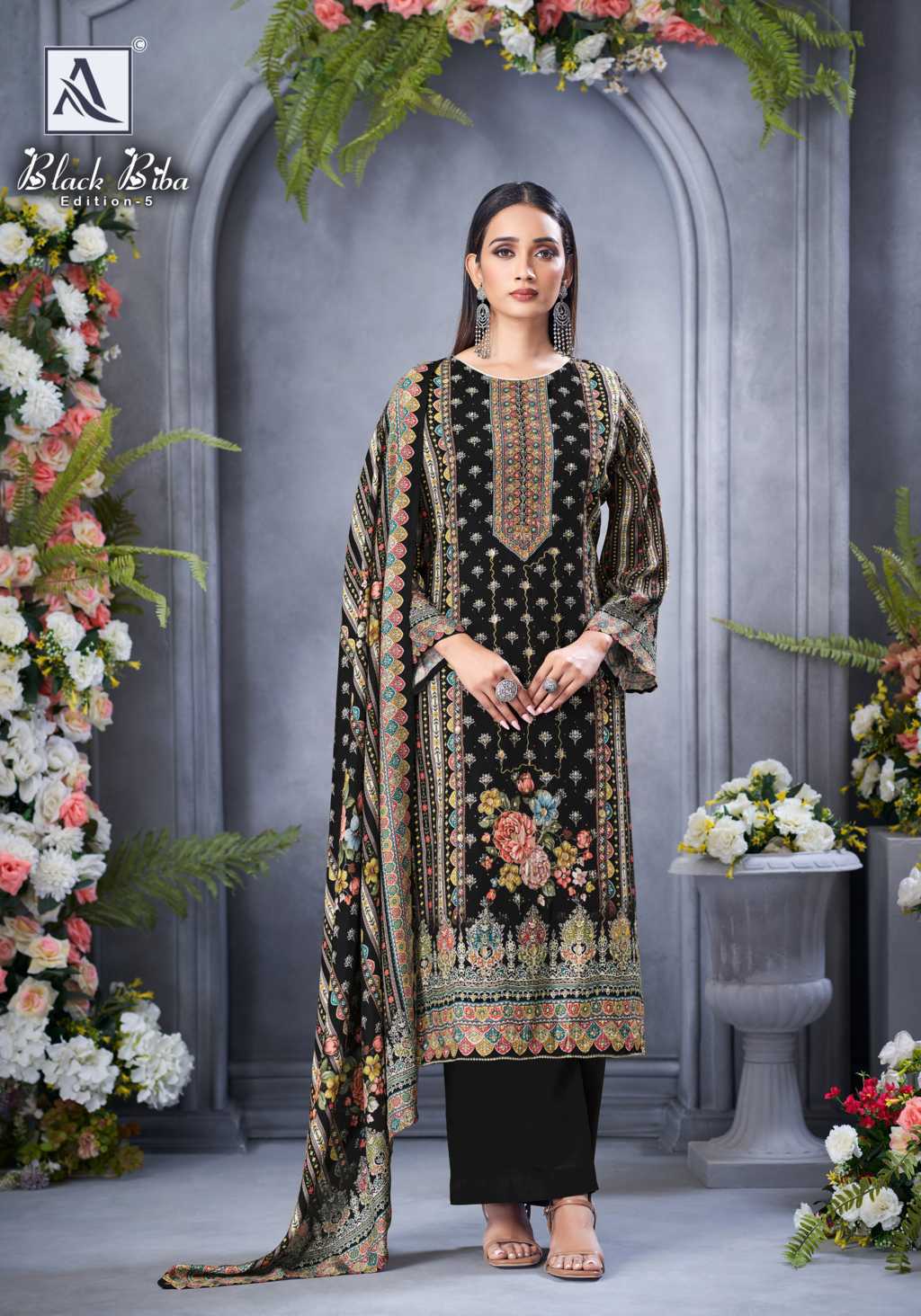 Alok Black Biba Vol 5 Viscose Salwar Suit Catalog 10 Pcs (12) Alok Black Biba Vol 5 Viscose Salwar Suit Catalog 10 Pcs - Image 13