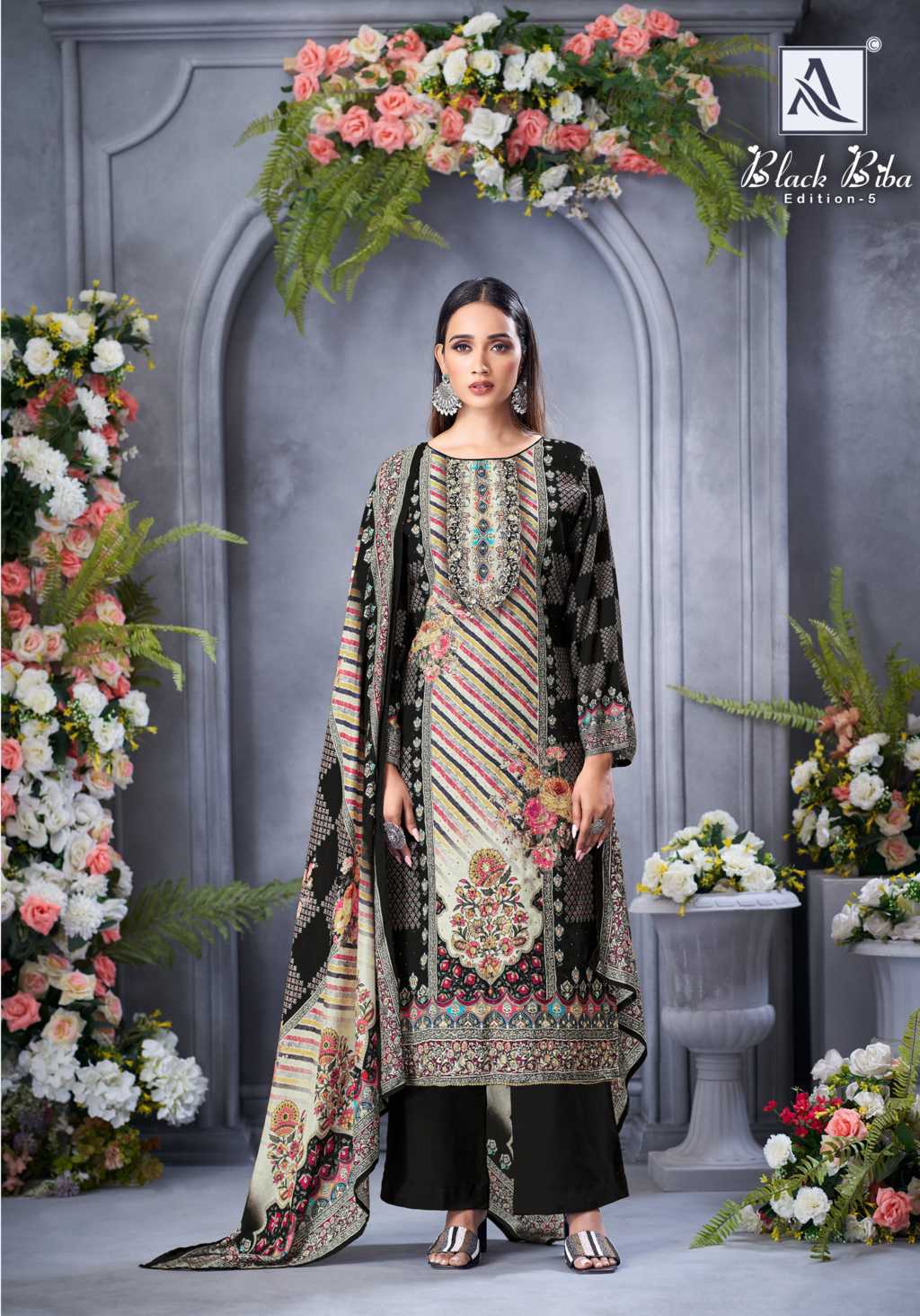 Alok Black Biba Vol 5 Viscose Salwar Suit Catalog 10 Pcs (4) Alok Black Biba Vol 5 Viscose Salwar Suit Catalog 10 Pcs - Image 5