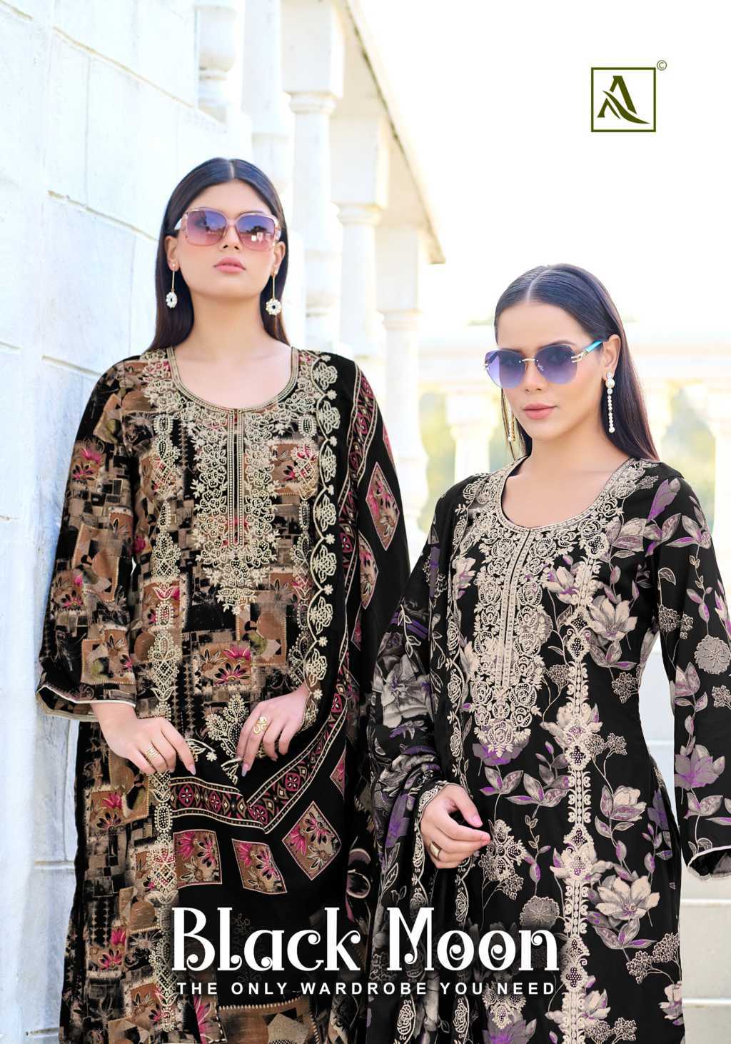 Alok Black Moon Viscose Salwar Suit Catalog 6 Pcs (1) Alok Black Moon Viscose Salwar Suit Catalog 6 Pcs - Image 2
