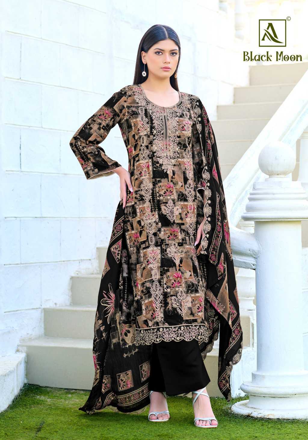 Alok Black Moon Viscose Salwar Suit Catalog 6 Pcs (13) Alok Black Moon Viscose Salwar Suit Catalog 6 Pcs - Image 14