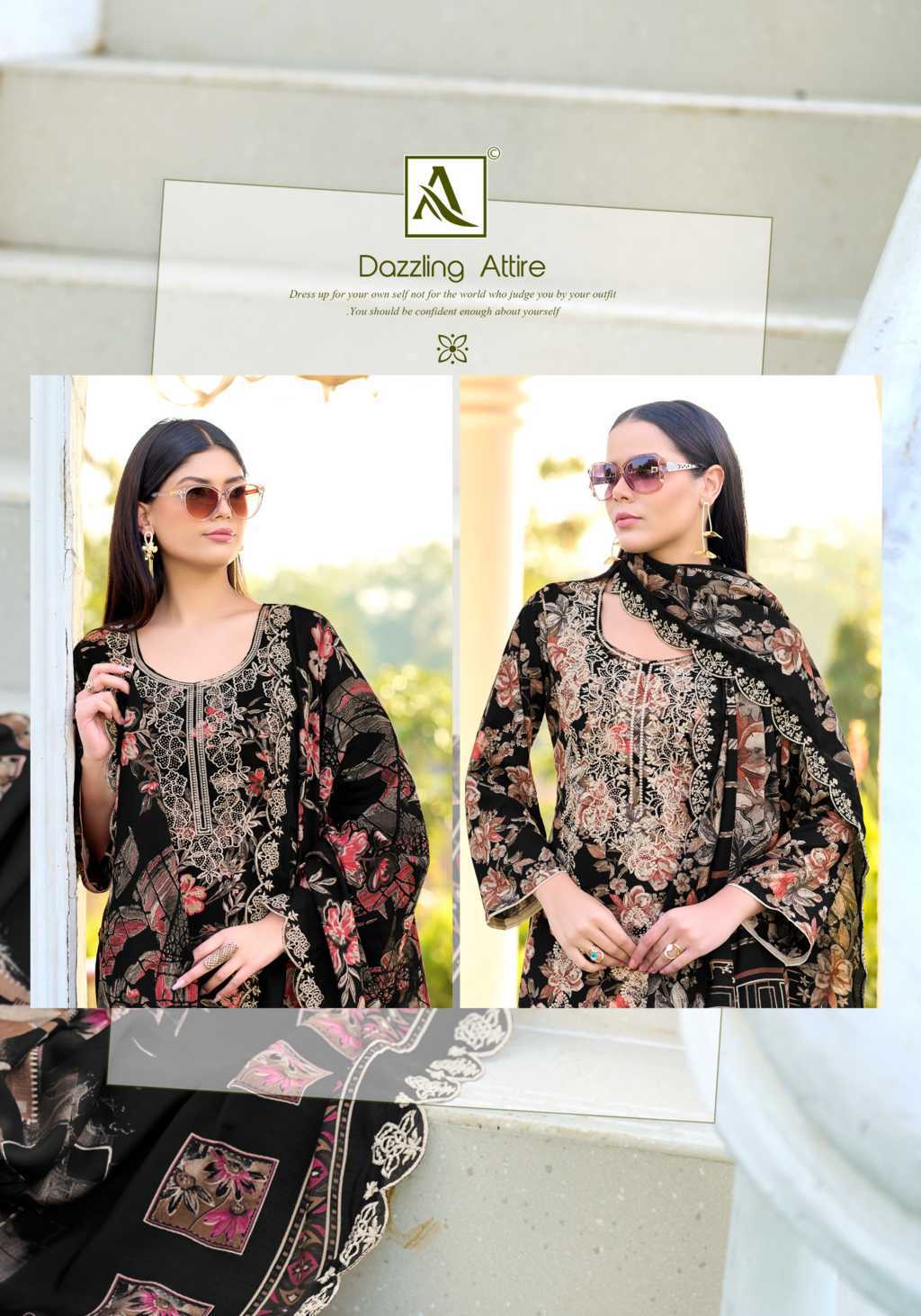 Alok Black Moon Viscose Salwar Suit Catalog 6 Pcs (3) Alok Black Moon Viscose Salwar Suit Catalog 6 Pcs - Image 4