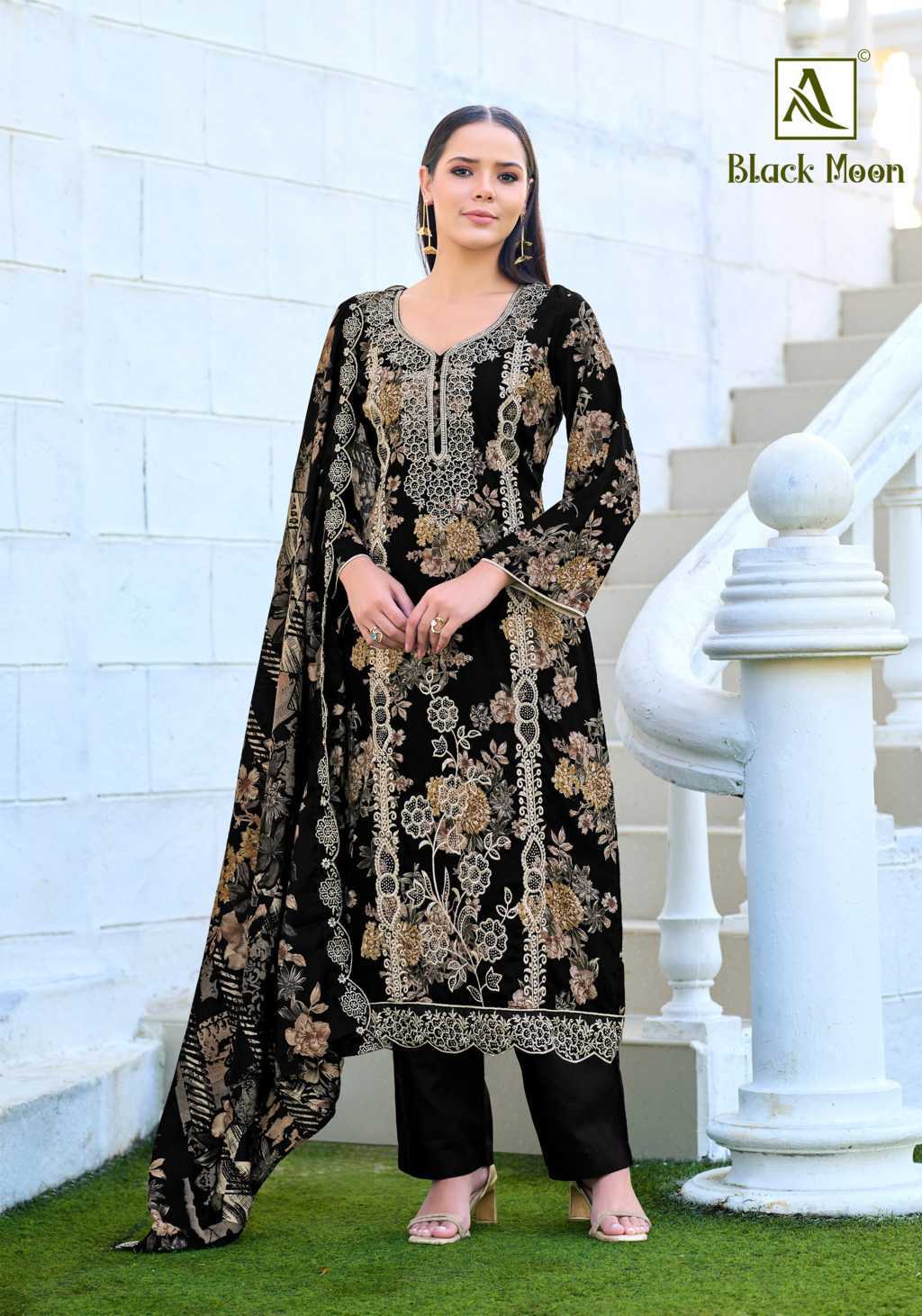 Alok Black Moon Viscose Salwar Suit Catalog 6 Pcs (5) Alok Black Moon Viscose Salwar Suit Catalog 6 Pcs - Image 6