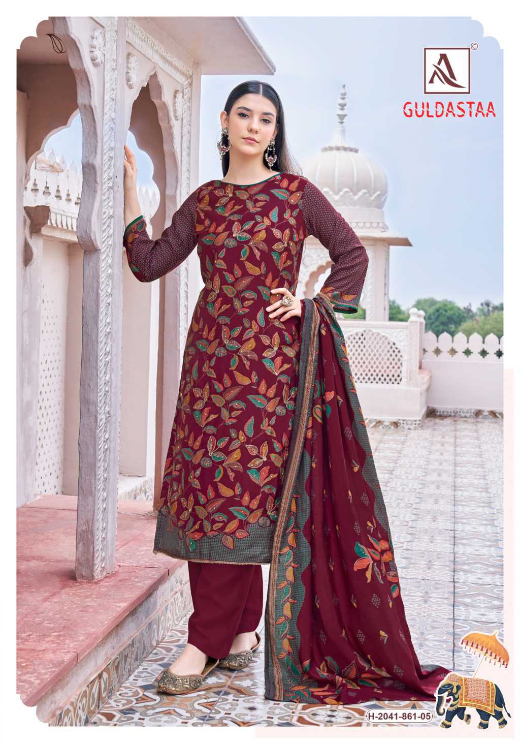 Alok Guldastaa Mudaal Salwar Suit Catalog 6 Pcs (6) Alok Guldastaa Mudaal Salwar Suit Catalog 6 Pcs - Image 7