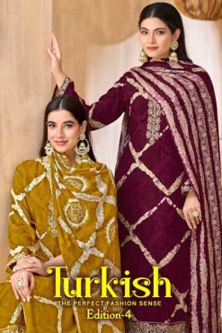 Alok Turkish Vol 4 Viscose Salwar Suit Catalog 6 Pcs