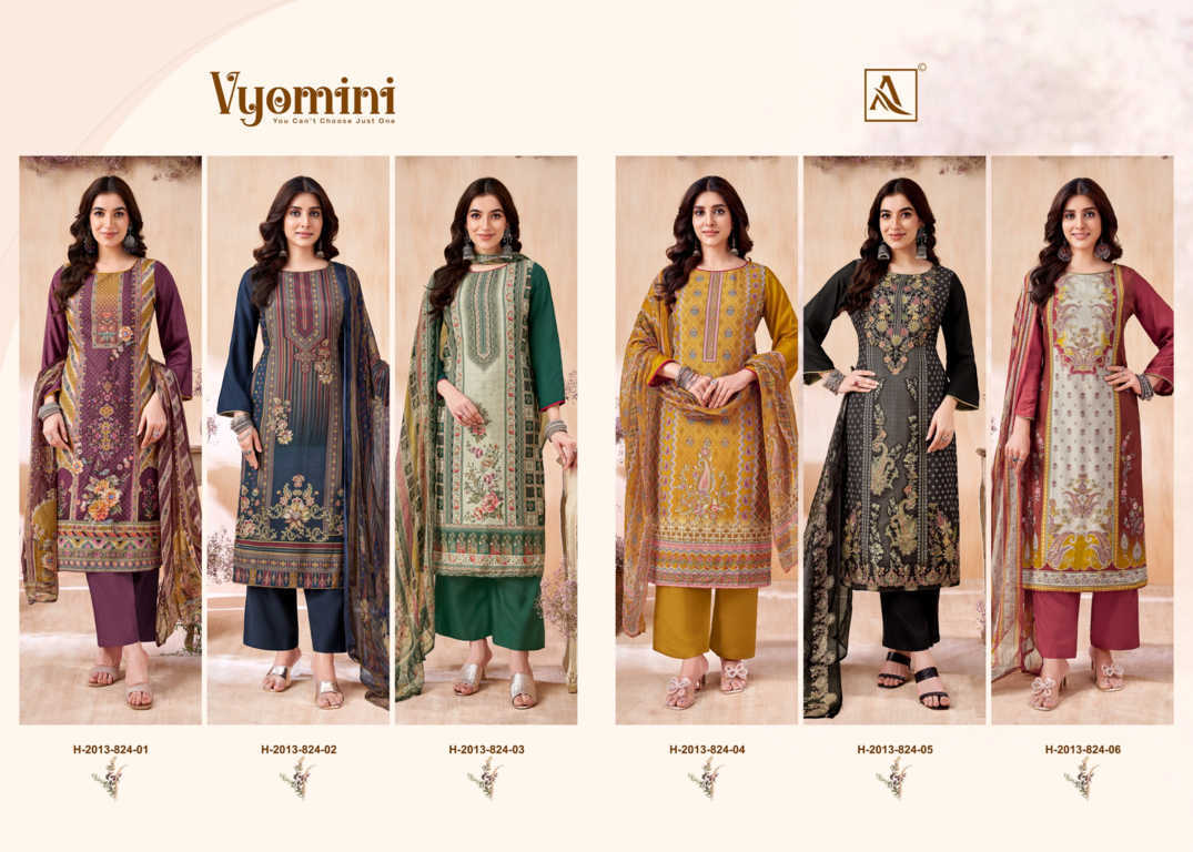 Alok Vyomini Viscose Salwar Suit Catalog 6 Pcs (10) Alok Vyomini Viscose Salwar Suit Catalog 6 Pcs - Image 11