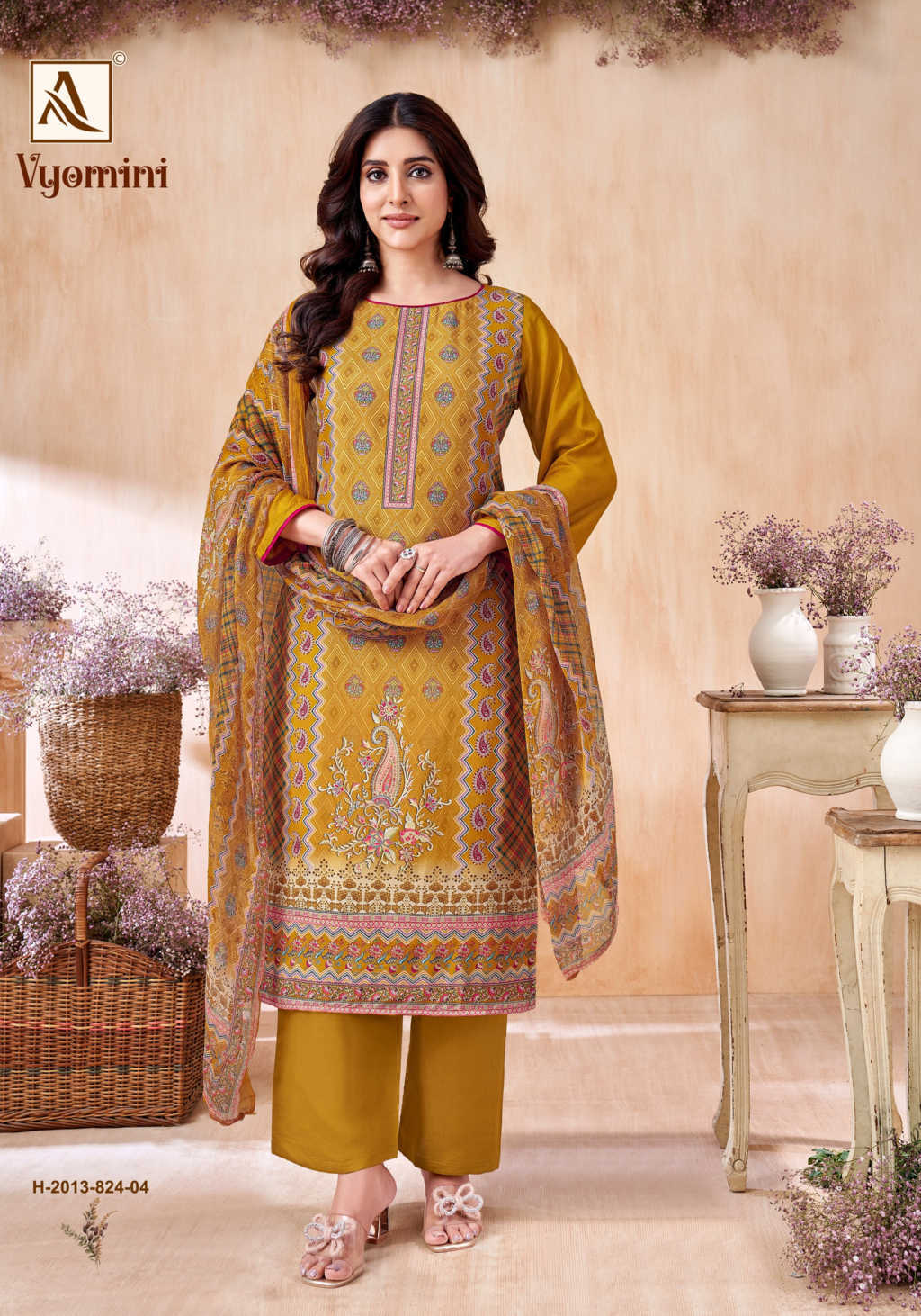 Alok Vyomini Viscose Salwar Suit Catalog 6 Pcs (4) Alok Vyomini Viscose Salwar Suit Catalog 6 Pcs - Image 5
