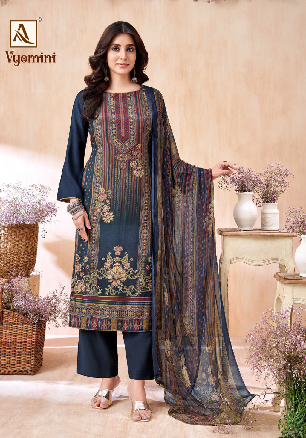 Alok Vyomini Viscose Salwar Suit Catalog 6 Pcs (7) Alok Vyomini Viscose Salwar Suit Catalog 6 Pcs - Image 8