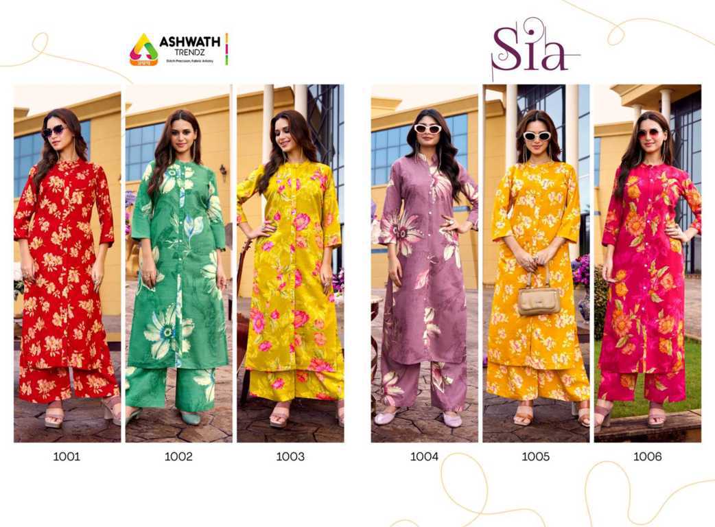 Ashwath Trendz Sia Fancy Kurti with Bottom Catalog 6 Pcs (10) Ashwath Trendz Sia Fancy Kurti with Bottom Catalog 6 Pcs - Image 11