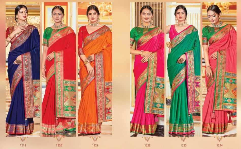 Astita Kayan Silk Vol 2 Saree Sari Catalog 6 Pcs (7) Astita Kayan Silk Vol 2 Saree Sari Catalog 6 Pcs - Image 8