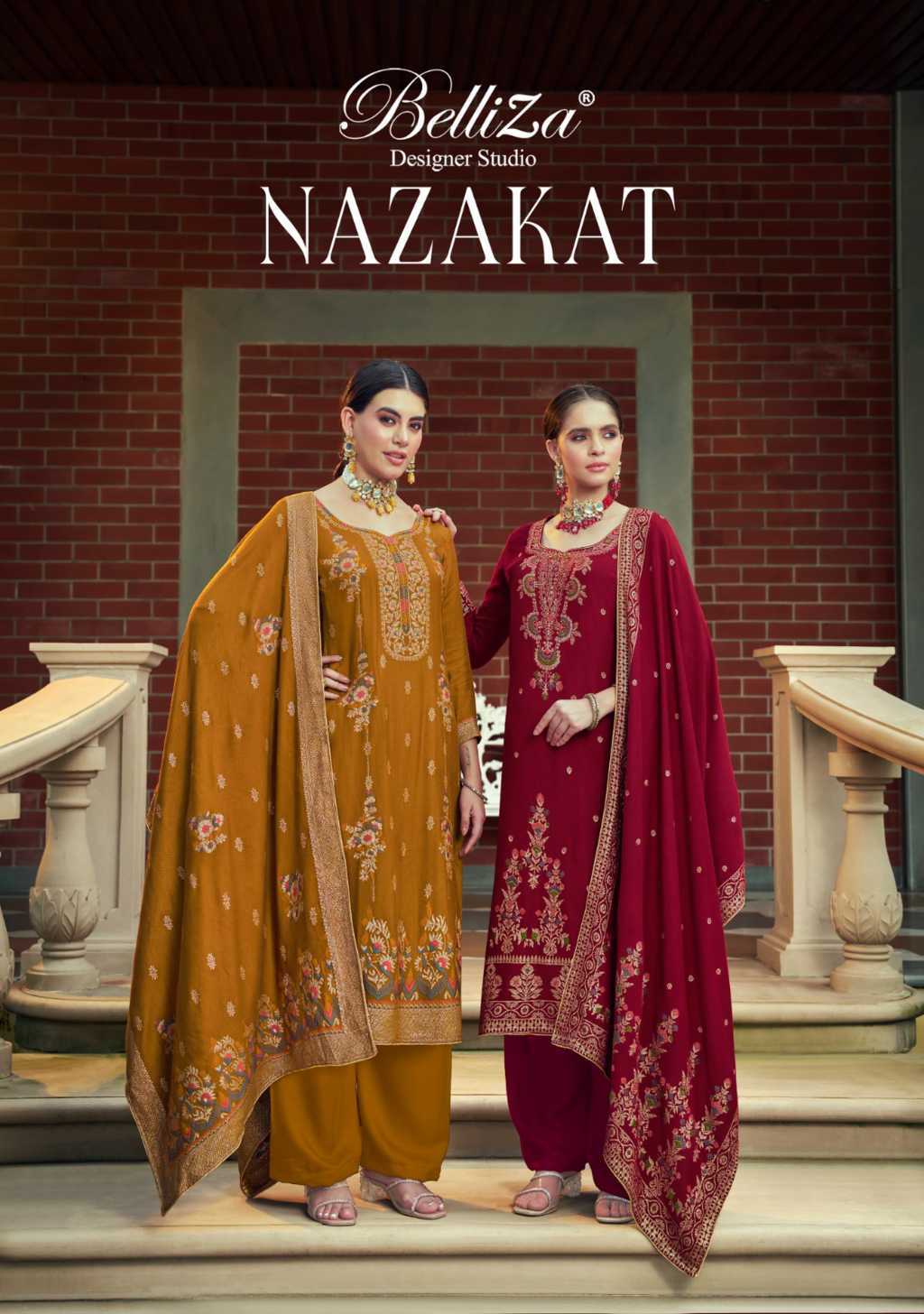 Belliza Nazakat Pashmina Salwar Suit Catalog 6 Pcs (1) Belliza Nazakat Pashmina Salwar Suit Catalog 6 Pcs - Image 2