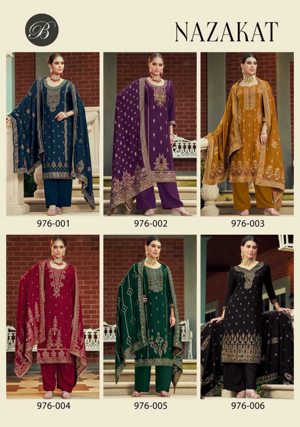 Belliza Nazakat Pashmina Salwar Suit Catalog 6 Pcs (10) Belliza Nazakat Pashmina Salwar Suit Catalog 6 Pcs - Image 11