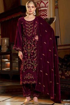 Belliza Nooriyat Velvet Salwar Suit Catalog 4 Pcs