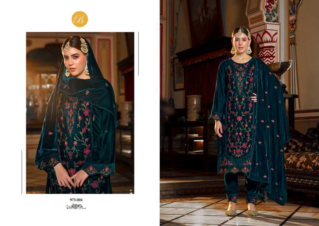 Belliza Nooriyat Velvet Salwar Suit Catalog 4 Pcs (8) Belliza Nooriyat Velvet Salwar Suit Catalog 4 Pcs - Image 9