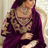 Bilqis B 233 A-D Velvet Salwar Suit Catalog 4 Pcs
