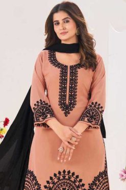 Blue Hills Black Forest Kurti with Dupatta Bottom Georgette Catalog 4 Pcs 247x371 - Surat Fabrics