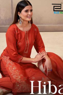 Blue Hills Hiba Kurti with Dupatta Bottom Silk Catalog 4 Pcs 247x371 - Surat Fabrics