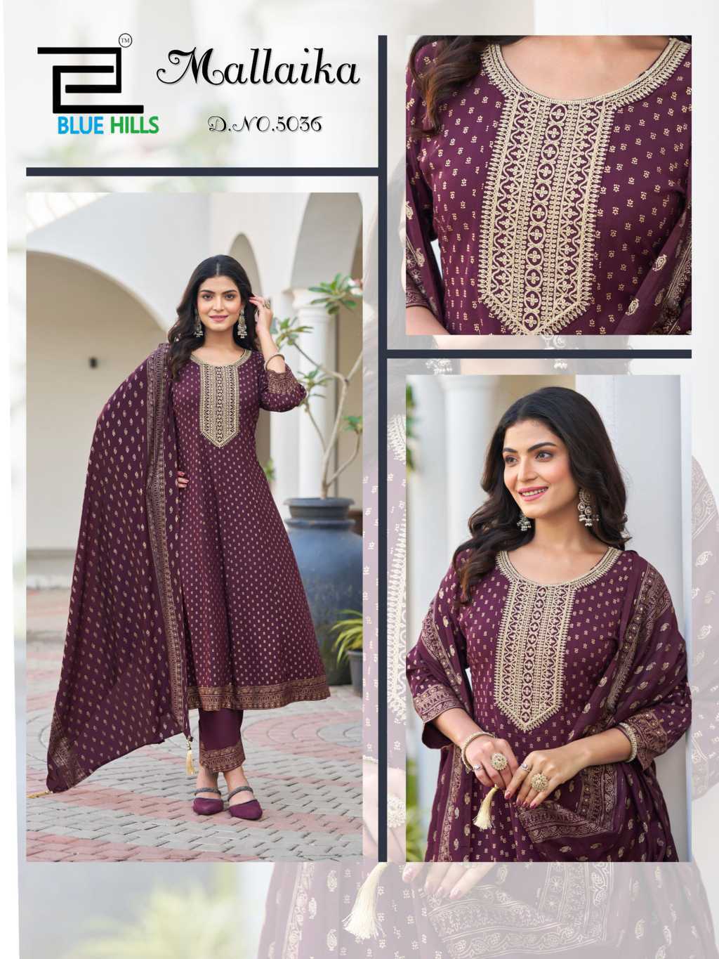 Blue Hills Mallaika Kurti with Dupatta Bottom Rayon Catalog 6 Pcs (6) Blue Hills Mallaika Kurti with Dupatta Bottom Rayon Catalog 6 Pcs - Image 7