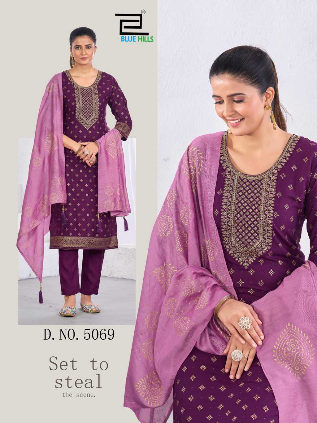 Blue Hills Royal Touch Vol 20 Kurti with Dupatta Bottom Rayon Catalog 6 Pcs (3) Blue Hills Royal Touch Vol 20 Kurti with Dupatta Bottom Rayon Catalog 6 Pcs - Image 4