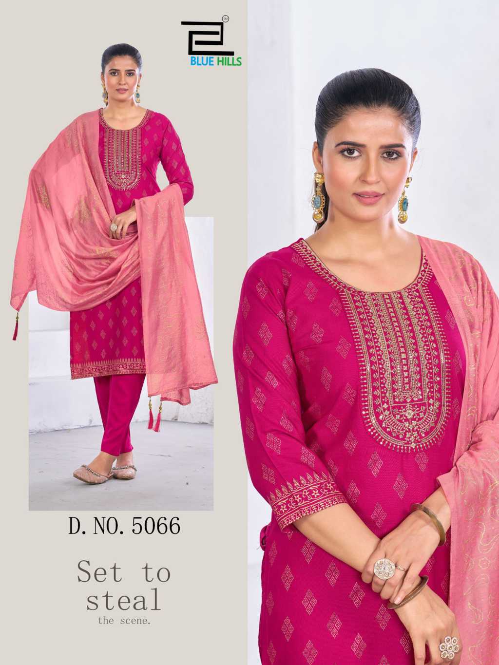 Blue Hills Royal Touch Vol 20 Kurti with Dupatta Bottom Rayon Catalog 6 Pcs (6) Blue Hills Royal Touch Vol 20 Kurti with Dupatta Bottom Rayon Catalog 6 Pcs - Image 7