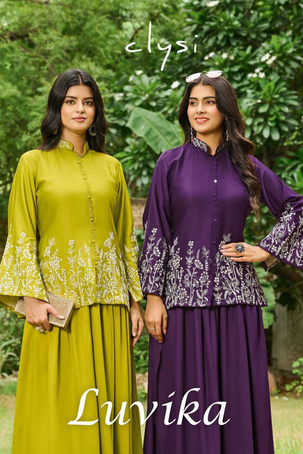 Clysi Luvika Kurti with Bottom Silk Catalog 4 Pcs (1) Clysi Luvika Kurti with Bottom Silk Catalog 4 Pcs - Image 2