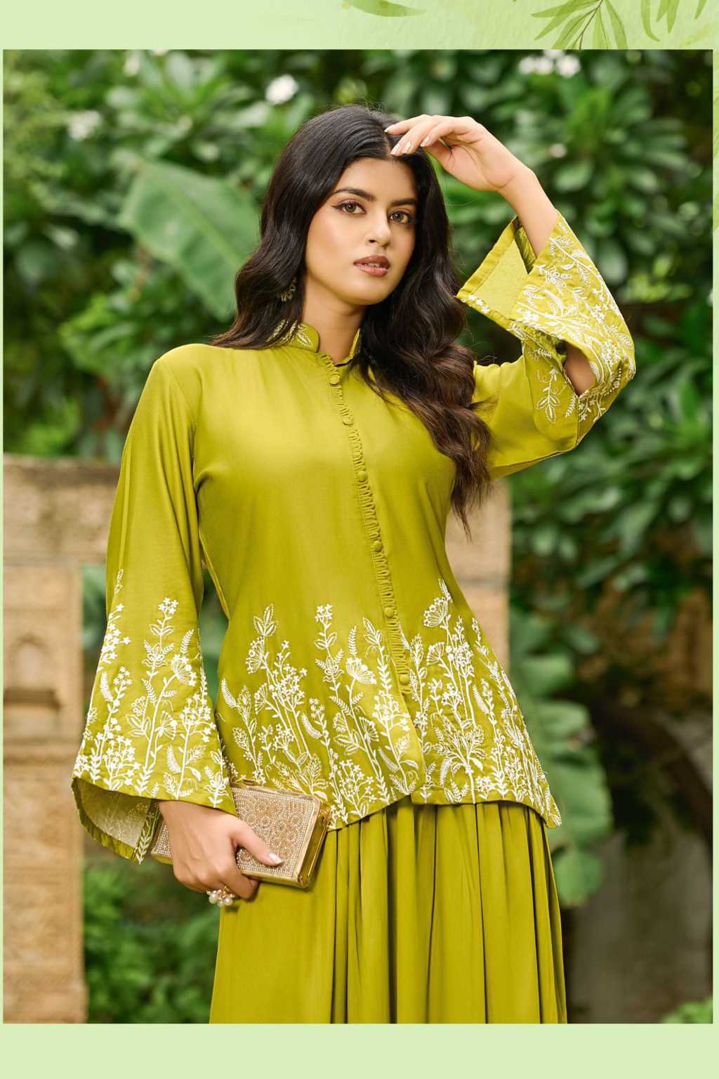 Clysi Luvika Kurti with Bottom Silk Catalog 4 Pcs (2) Clysi Luvika Kurti with Bottom Silk Catalog 4 Pcs - Image 3