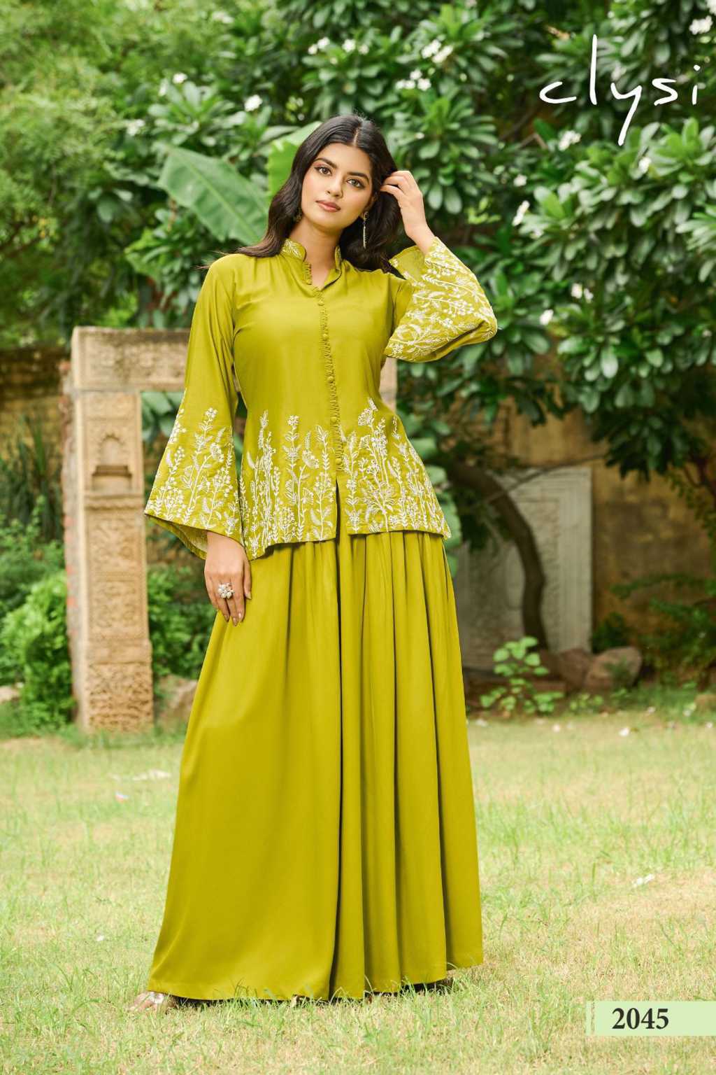 Clysi Luvika Kurti with Bottom Silk Catalog 4 Pcs (3) Clysi Luvika Kurti with Bottom Silk Catalog 4 Pcs - Image 4