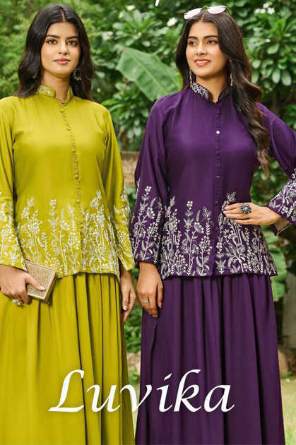 Clysi Luvika Kurti with Bottom Silk Catalog 4 Pcs Clysi Luvika Kurti with Bottom Silk Catalog 4 Pcs